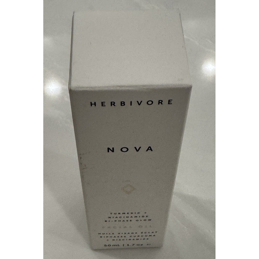 HERBIVORE Nova Brightening Facial Oil 1.7oz Turmeric + Niacinamide NIB - Picture 7 of 9